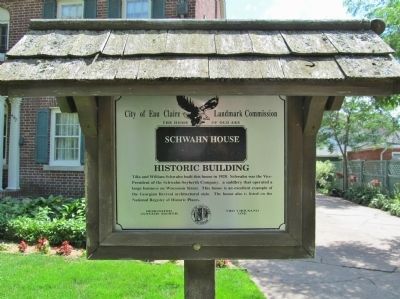 Schwahn House Marker image. Click for full size.