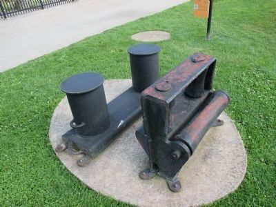 Bollard & Fairlead - Left of Marker. Click for full size. Bollard & Fairlead - Left of Marker image. Click for full size.