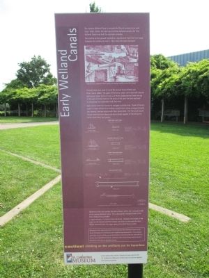 Early Welland Canals Marker image. Click for full size.
