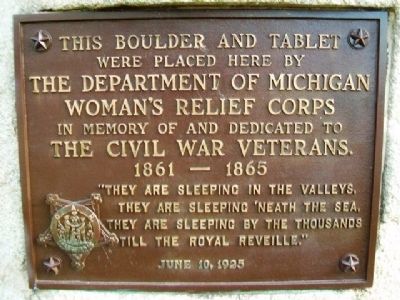 Civil War Memorial Marker. Click for full size. Civil War Memorial Marker image. Click for full size.