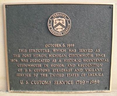 Customhouse Marker. Click for full size. Customhouse Marker image. Click for full size.