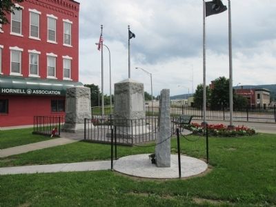 Hornellsville Veterans Memorial Marker image. Click for full size.