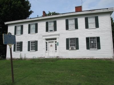Hurlbut House and Marker image. Click for full size.