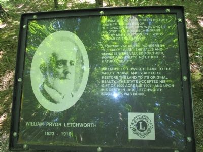 William Pryor Letchworth 1823 - 1910 Marker image. Click for full size.