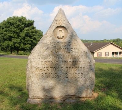 4th Georgia Cavalry Marker. Click for full size. 4th Georgia Cavalry Marker image. Click for full size.