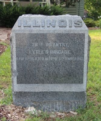 36th Illinois Infantry Marker image. Click for full size.