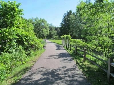 Biking / Hiking Trail at Allen Lake image. Click for full size.
