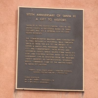 The Commemorative Walkway Park Marker image. Click for full size.