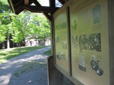 Mary Jemison Marker. Click for full size. Mary Jemison Marker image. Click for full size.