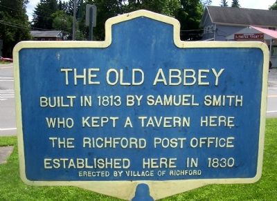 The Old Abbey Marker image. Click for full size.