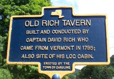 Old Rich Tavern Marker image. Click for full size.