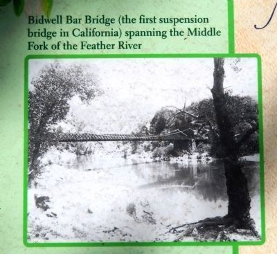 Bidwell Bar Bridge (<i>inset photo close-up</i>). Click for full size. Bidwell Bar Bridge (<i>inset photo close-up</i>) image. Click for full size.