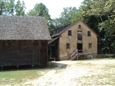 Corncrib and Gristmill at Batsto Village image. Click for full size.