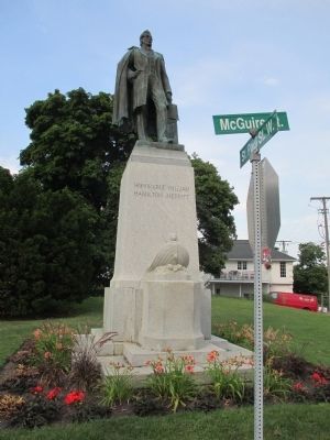 This Statue of the Honourable William Hamilton Merritt Marker image. Click for full size.