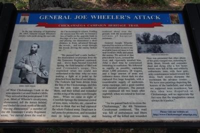 General Joe Wheeler's Attack Marker image. Click for full size.