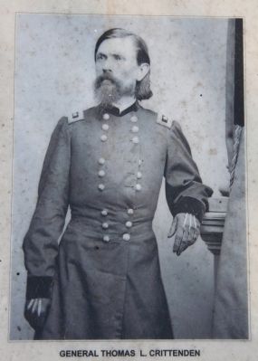 Crittenden's corps at Lee and Gordon's Mills Marker image. Click for full size.