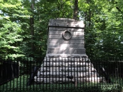 Steuben's Grave in the Sacred Grove image. Click for full size.