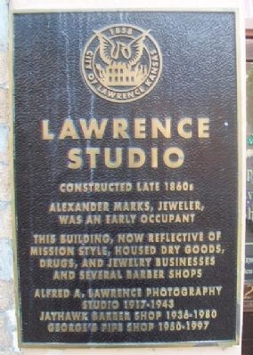 Lawrence Studio Marker image. Click for full size.
