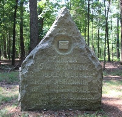15th Georgia Infantry Marker. Click for full size. 15th Georgia Infantry Marker image. Click for full size.