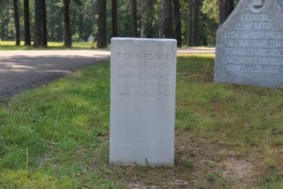 32nd Tennessee Infantry Marker. Click for full size. 32nd Tennessee Infantry Marker image. Click for full size.