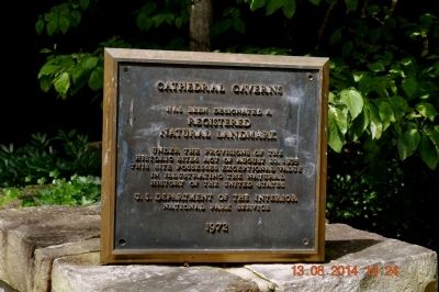 Cathedral Caverns Marker image. Click for full size.