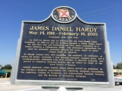 James Daniel Hardy Marker (side 2) image. Click for full size.