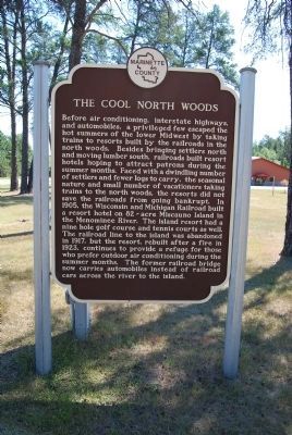 The Cool North Woods Marker image. Click for full size.