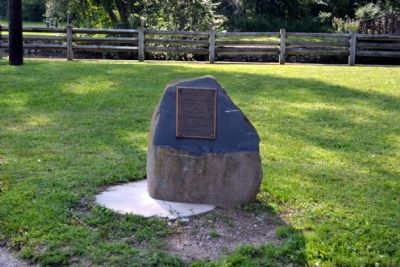 Elkhart River Old Indian Trail Marker. Click for full size. Elkhart River Old Indian Trail Marker image. Click for full size.