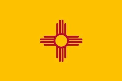 New Mexico State Flag image. Click for full size.