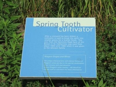 Spring Tooth Cultivator Marker image. Click for full size.