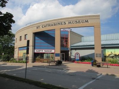 Entrance to St. Catharines Museum and Welland Canals Centre Building image. Click for full size.