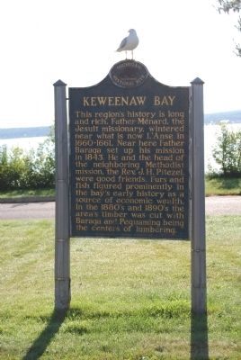 Keweenaw Bay Marker image. Click for full size.