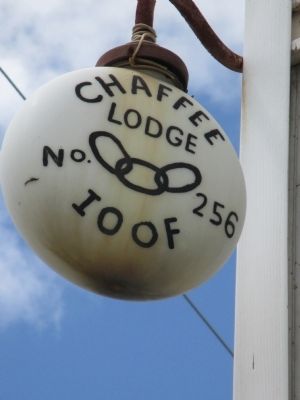 Odd Fellows Sign. Click for full size. Odd Fellows Sign image. Click for full size.