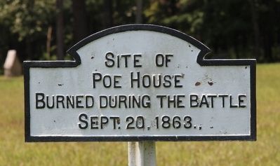 Site of Poe House Marker image. Click for full size.