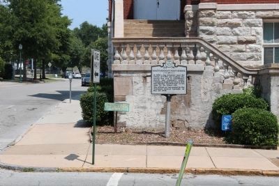 Chattanooga's First School Marker image. Click for full size.
