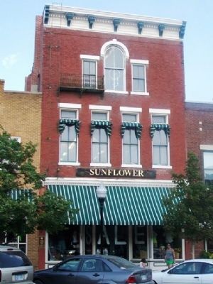Ridenour & Baker Building and Marker. Click for full size. Ridenour & Baker Building and Marker image. Click for full size.