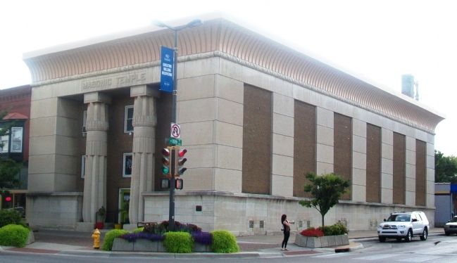 Lawrence Masonic Temple image. Click for full size.