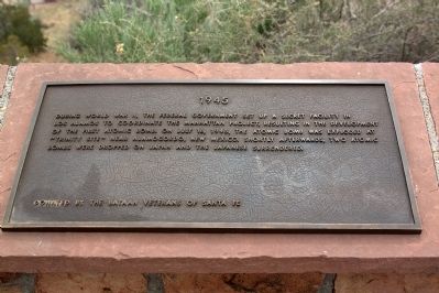 1945 Marker. Click for full size. 1945 Marker image. Click for full size.