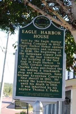 Eagle Harbor House Marker image. Click for full size.
