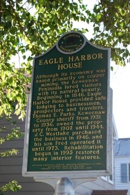 Eagle Harbor House Marker image. Click for full size.