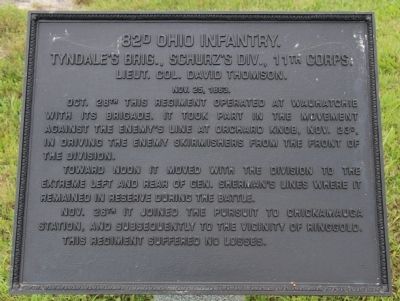 82nd Ohio Infantry Marker image. Click for full size.