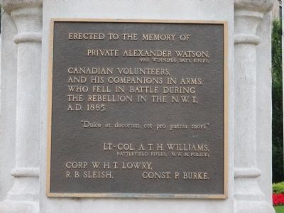 Private Alexander Watson Marker image. Click for full size.