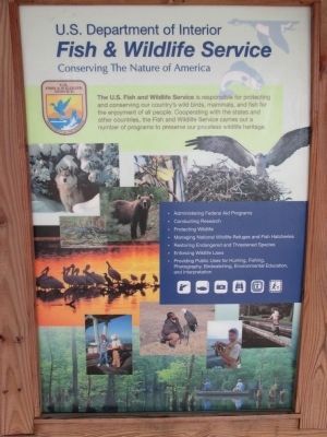 U. S. Fish and Wildlife Service Mission Statement image. Click for full size.