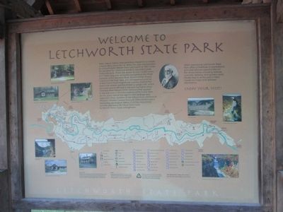 Welcome to Letchworth State Park Marker image. Click for full size.