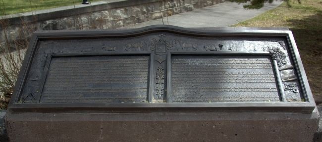 “The Founding of Santa Fe” Historical Tablet. Click for full size. “The Founding of Santa Fe” Historical Tablet image. Click for full size.
