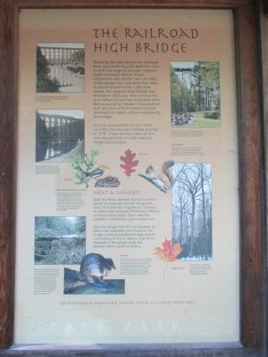 The Railroad High Bridge Marker image. Click for full size.