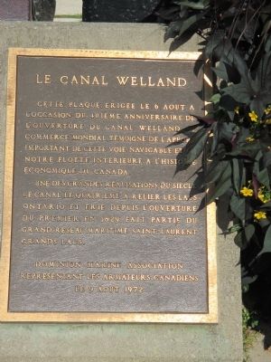 Welland Ship Canal Marker image. Click for full size.
