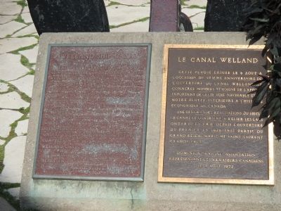 Welland Ship Canal Marker image. Click for full size.