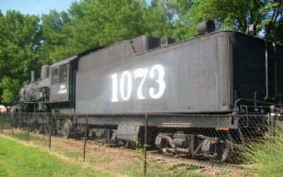 Santa Fe Steam Locomotive 1073 image. Click for full size.