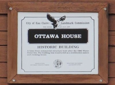 Ottawa House Marker image. Click for full size.